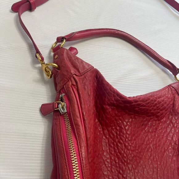 Marc By Marc Jacobs Red Washed Up Billy Hobo Bag Purse Handbag - Picture 7 of 14